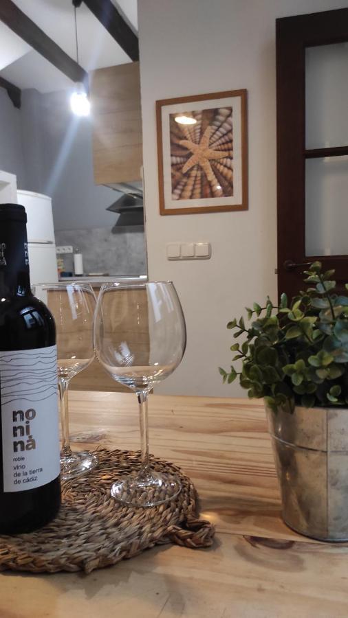 Cadiz Playa La Caleta Terraza Con Barbacoa Apartman Kültér fotó
